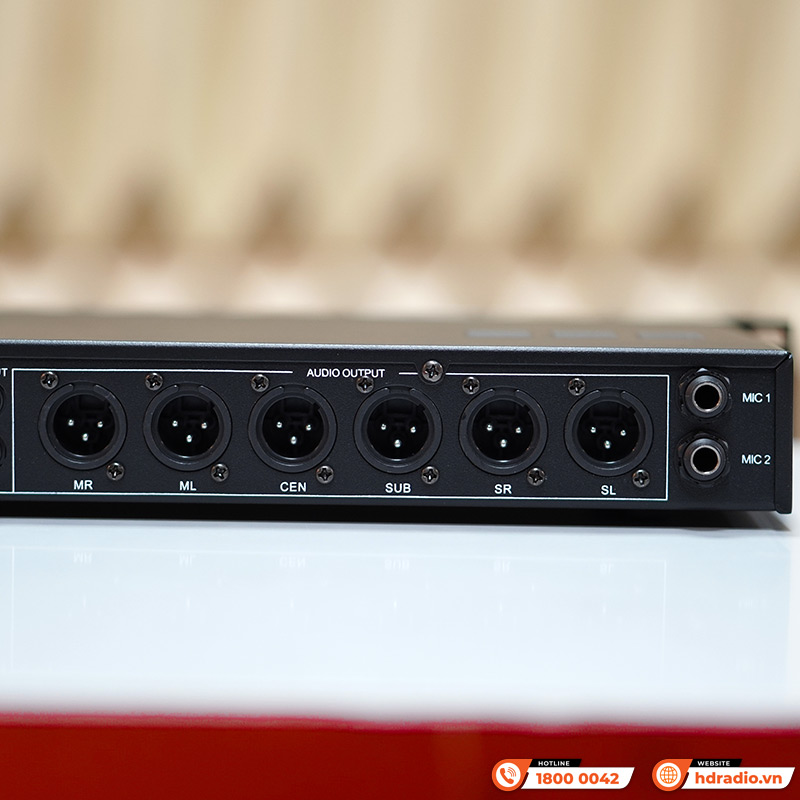 Vang số JKaudio X3000 Pro, Chống Hú Rít, 6CH, Chip DSP mới-11