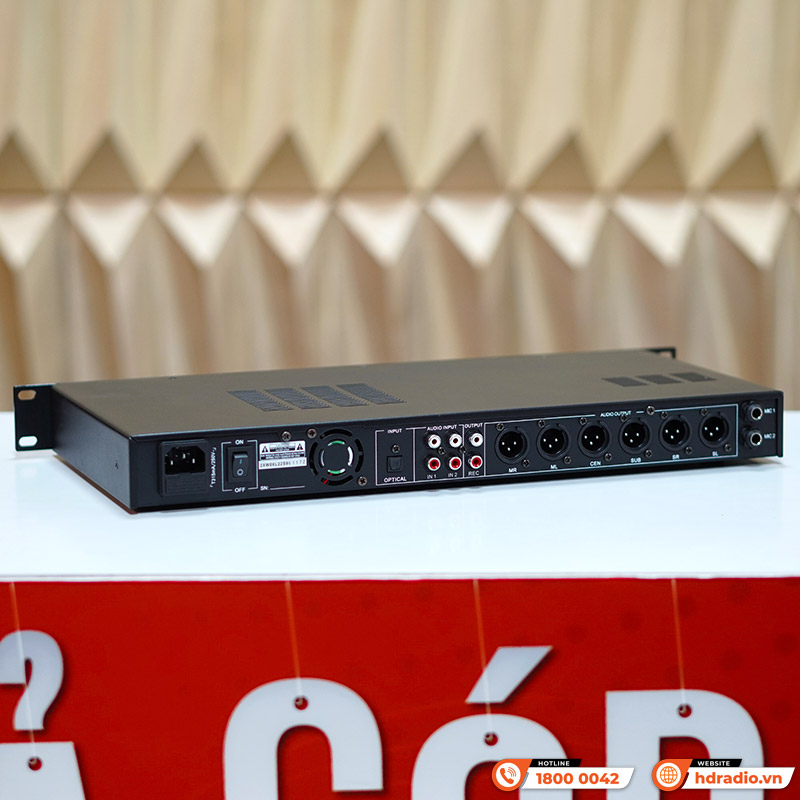 Vang số JKaudio X3000 Pro, Chống Hú Rít, 6CH, Chip DSP mới-13