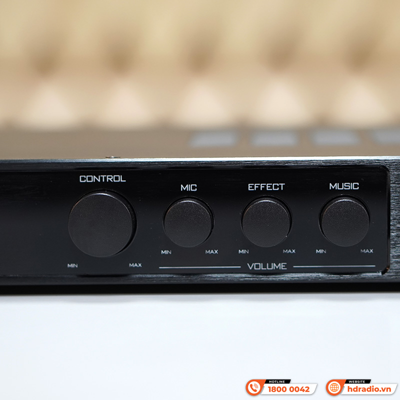 Vang số JKaudio X3000 Pro, Chống Hú Rít, 6CH, Chip DSP mới-6