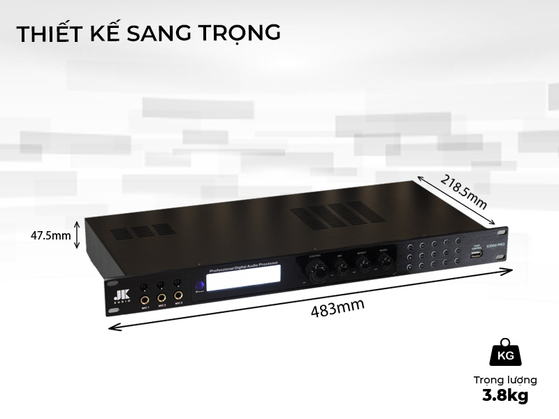 Vang số JKaudio X3000 Pro 
