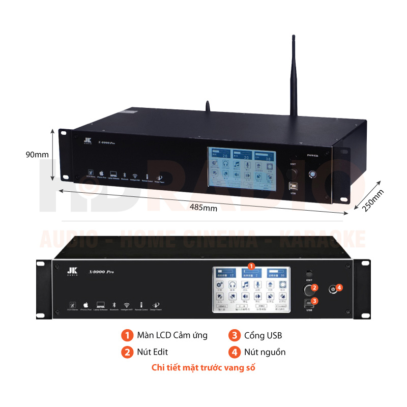 Vang số JKaudio X9900 Pro