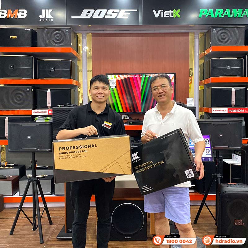 Vang số JKaudio X9900 Pro, Bluetooth, 8CH, Chống Hú, Cảm ứng, DSP-2