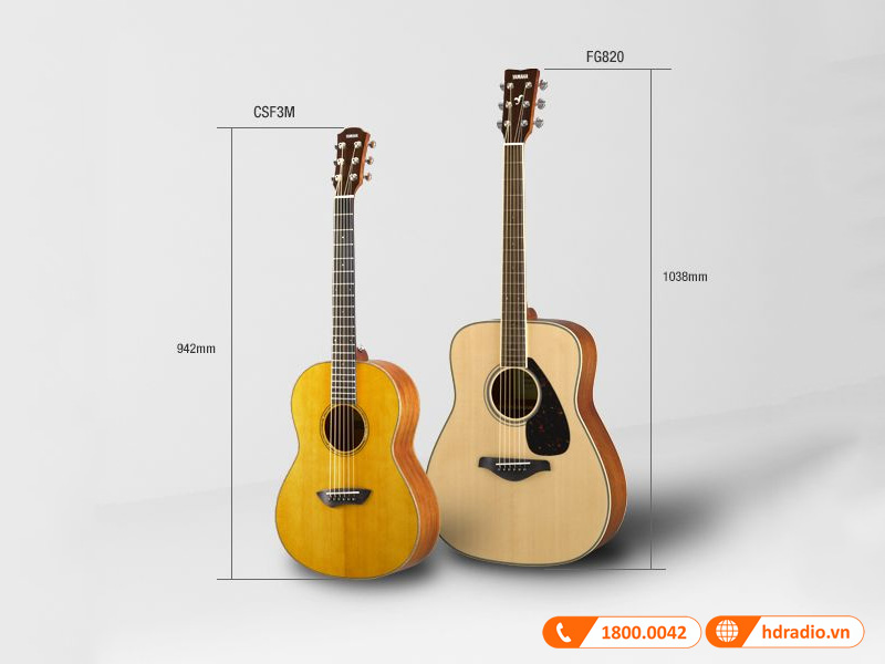 Thiet ke Dan guitar Yamaha CSF3M