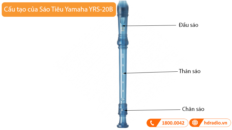 Sáo Tiêu Yamaha YRS-20B