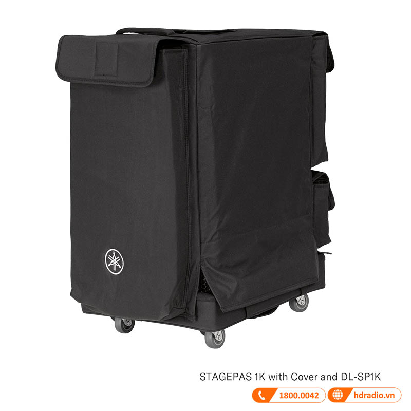 chân đẩy DL-SP1K Dolly với loa Loa Yamaha STAGEPAS 1K