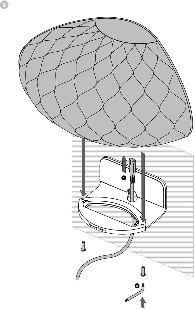 GIÁ TREO TƯỜNG B&W FORMATION WEDGE WALL BRACKET
