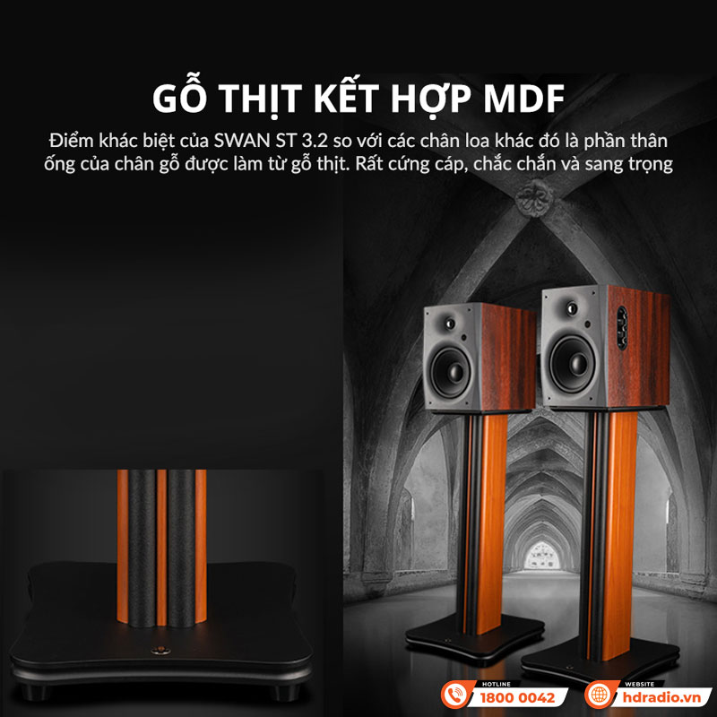 Thiết kế Chân loa Hivi Swan ST 3.2 Thiết kế Chân loa Hivi Swan ST 3.2