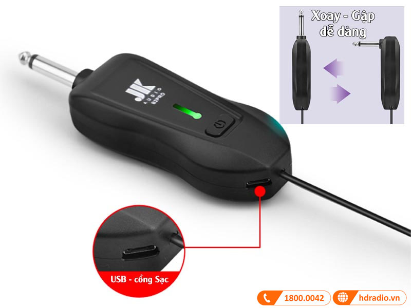 Đầu thu micro JKaudio B2 Pro