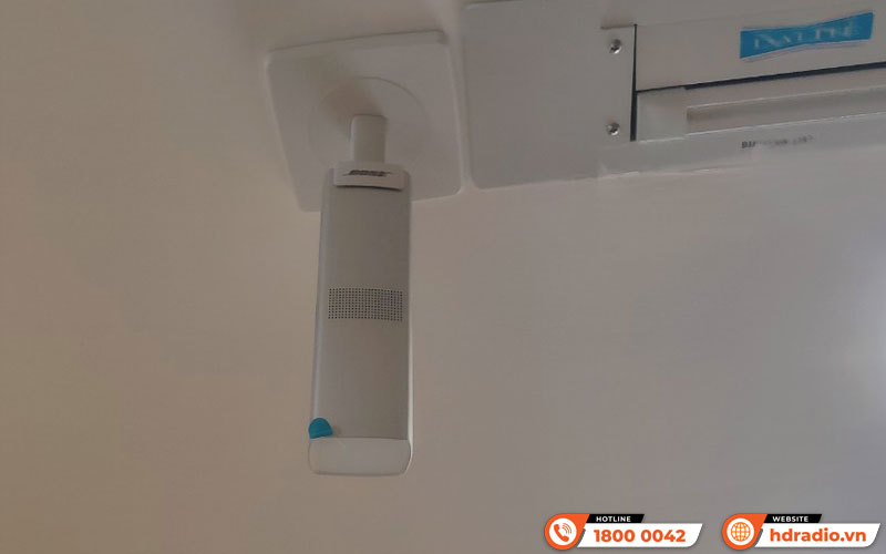 Công trình lắp đặt Giá đỡ gắn trần Bose Omni Jewel thực tế atji nhà anh Nam ở Thái Bình