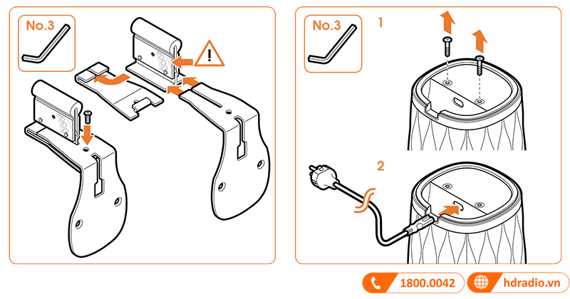 Giá treo tường B&W Formation Flex Wall Bracket
