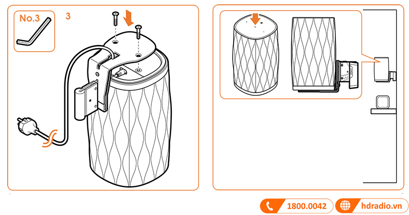 Giá treo tường B&W Formation Flex Wall Bracket