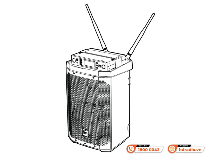 Khay Loa di động EV (Electro Voice) EVERSE 8