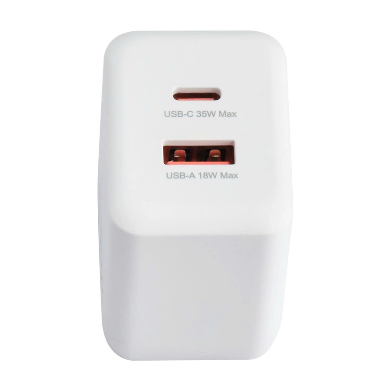 Sạc 9FIT PD 35W 1A1C GaN White - 9FAC001W-9