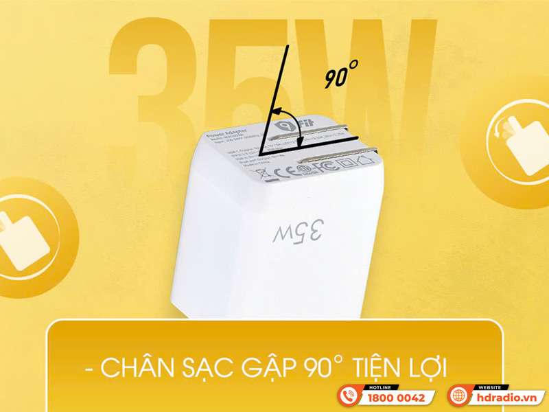 Chân Sạc 9FIT PD 35W