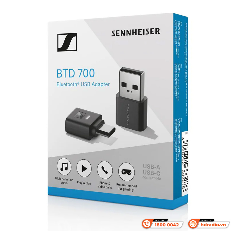 Bộ chuyển đổi Bluetooth Sennheiser BTD 700
