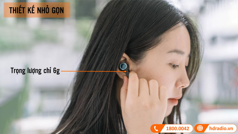 Tai nghe B&O Beoplay EX trọng lượng nhẹ
