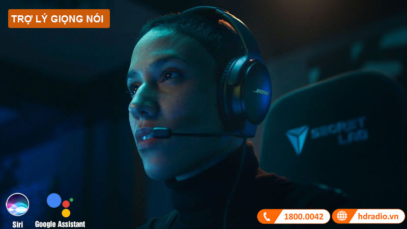 Trợ lý giọng nói - Tai nghe Bose Quietcomfort 35 II Gaming