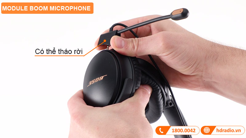 Micro boom tháo rời - Tai nghe Bose Quietcomfort 35 II Gaming