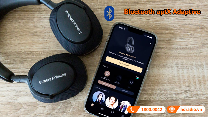 Công nghệ Bluetooth tai nghe B&W PX7 S2