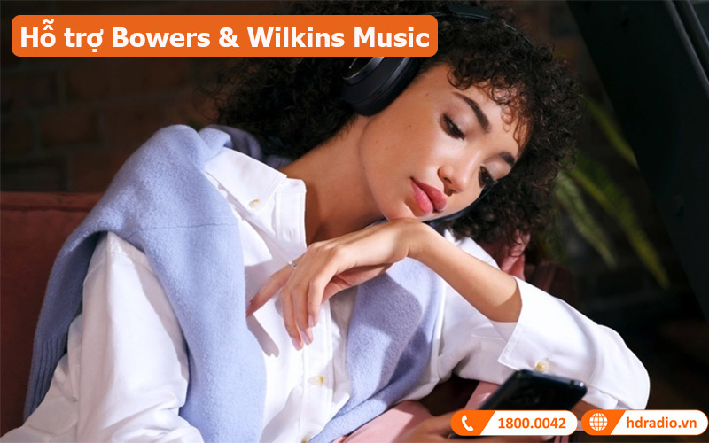 Tai nghe B&W PX8 hỗ trợ ứng dụng Bowers & Wilkins Music
