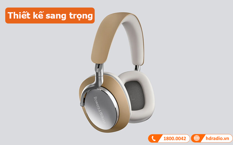 Tai nghe B&W PX8 thiết kế sang trọng 