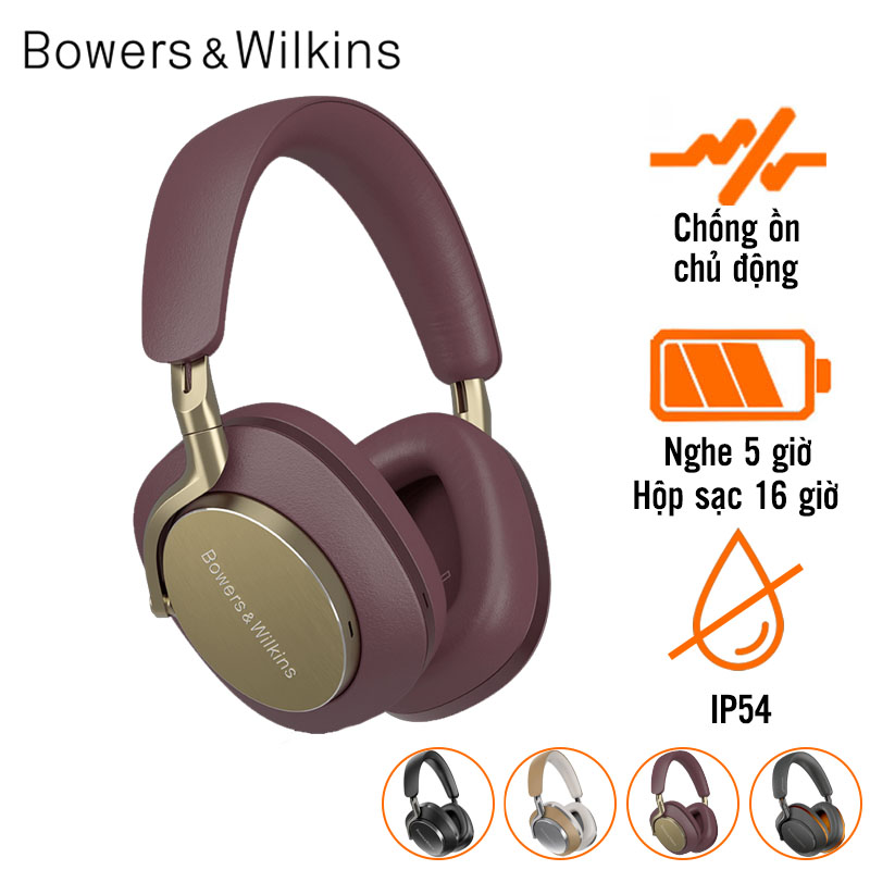 Tai Nghe B&W PX8 (Chụp Tai, Chống Ồn, Nghe 30 Giờ, Bluetooth 5.2)
