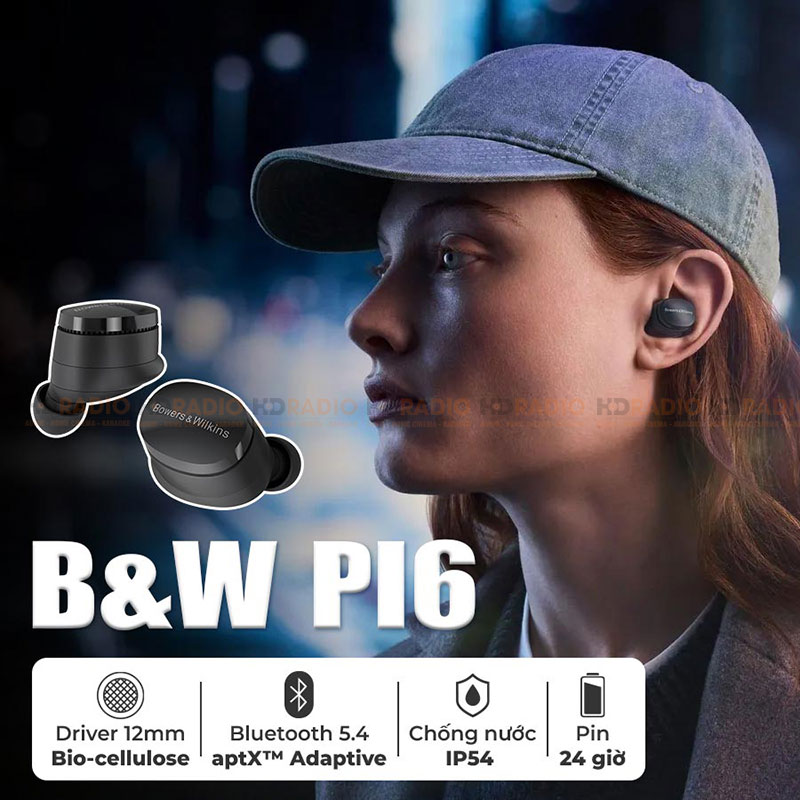 Tính năng Tai nghe B&W Pi6