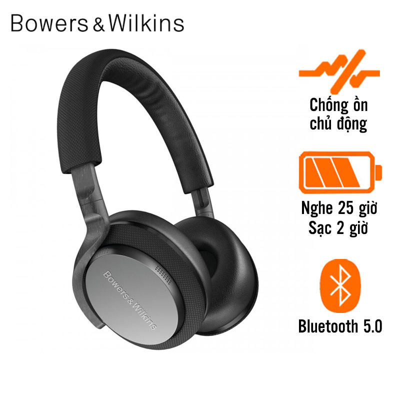 Tai Nghe B&W PX5 (Chụp Tai, Chống Ồn, Pin 25 Giờ, Bluetooth 5.0)