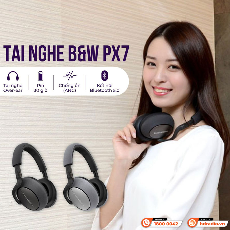 Tính năng Tai Nghe B&W PX7