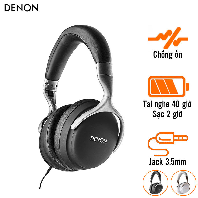 Tai Nghe Denon AH-GC25NC (Chụp Tai, Chống Ồn, Pin 40 Giờ)