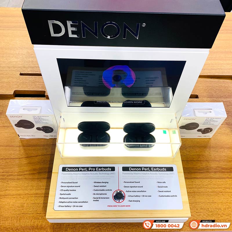 Tai Nghe Denon PerL Pro AHC15, Bluetooth 5.3, Pin 32, IPX4, Qualcomm aptX™ Lossless-13