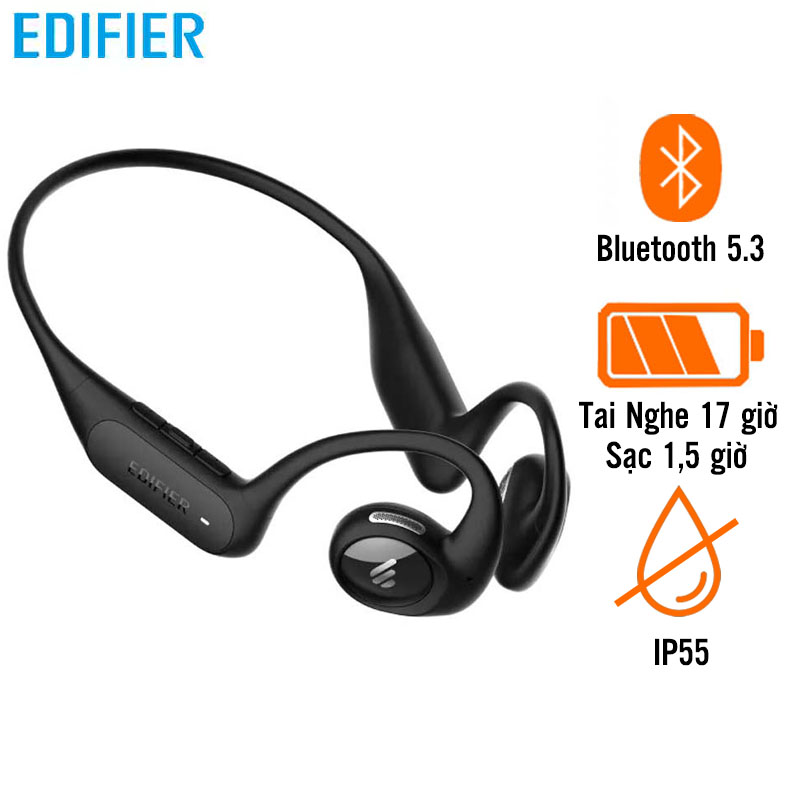 Tai nghe Edifier Comfo Run (Không Dây, IP55, Bluetooth 5.3, Pin 17 Giờ)
