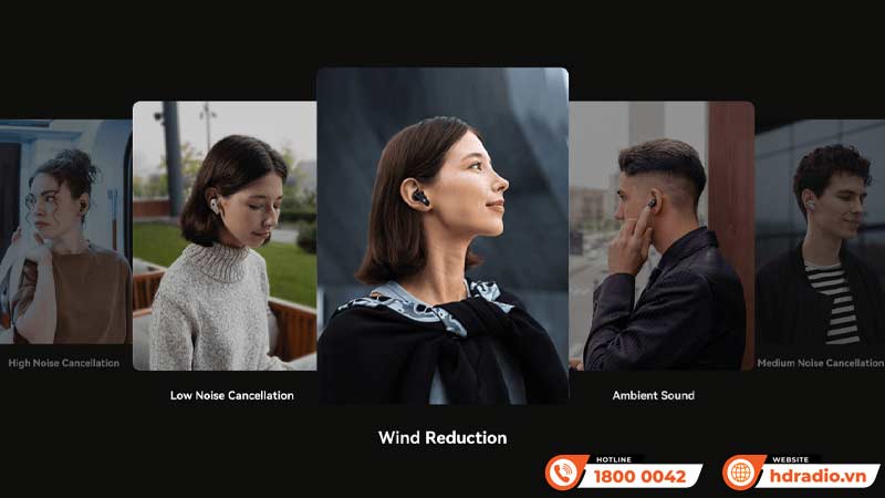 Khử ồn cá nhân hóa Tai nghe Edifier Comfo Run