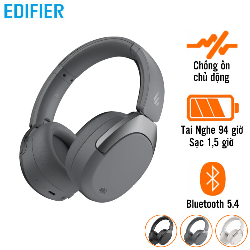 Tai nghe Edifier W830NB (Chụp tai, Chống ồn, Pin 80h, Bluetooth)