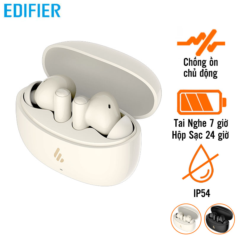 Tai nghe Edifier X5 Pro (Không dây, Chống ồn, Bluetooth 5.3, Pin 31h, IP54)