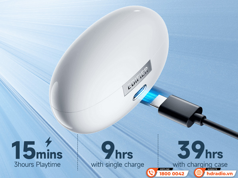 Pin Tai Nghe Edifier LolliClip