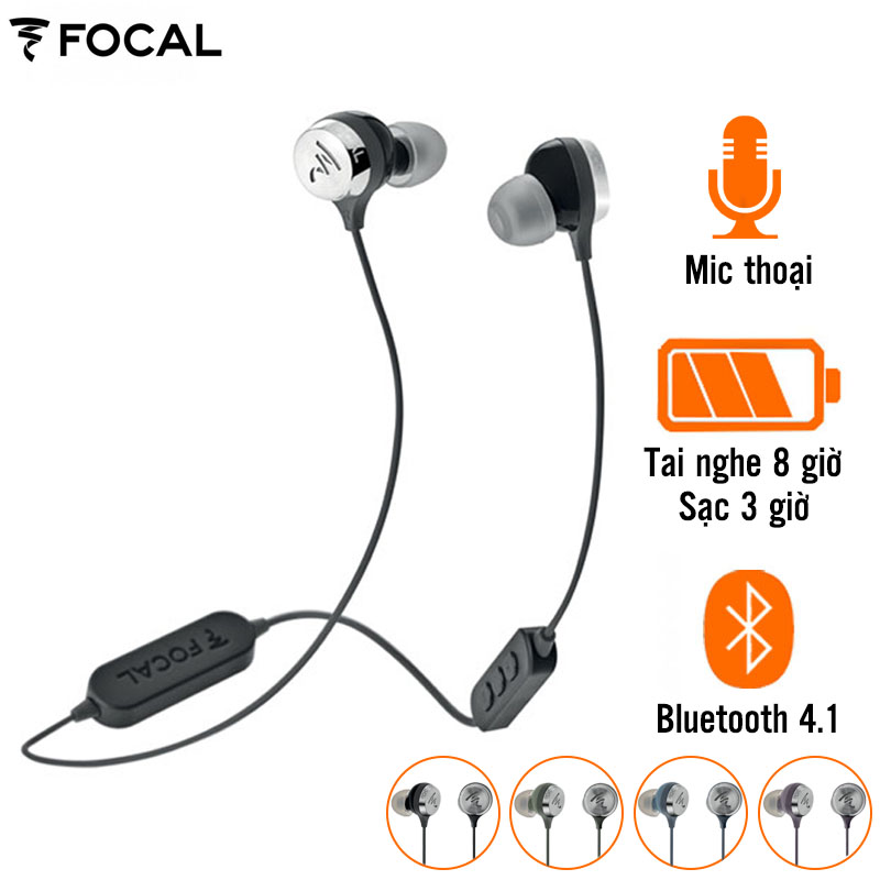 Tai Nghe Focal Sphear Wireless (Không Dây, Pin 8 Giờ, Bluetooth 4.1)