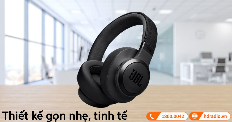 Thiết kế Tai nghe JBL Live 770NC