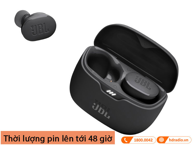 Thời lượng pin tai nghe JBL Tune Buds