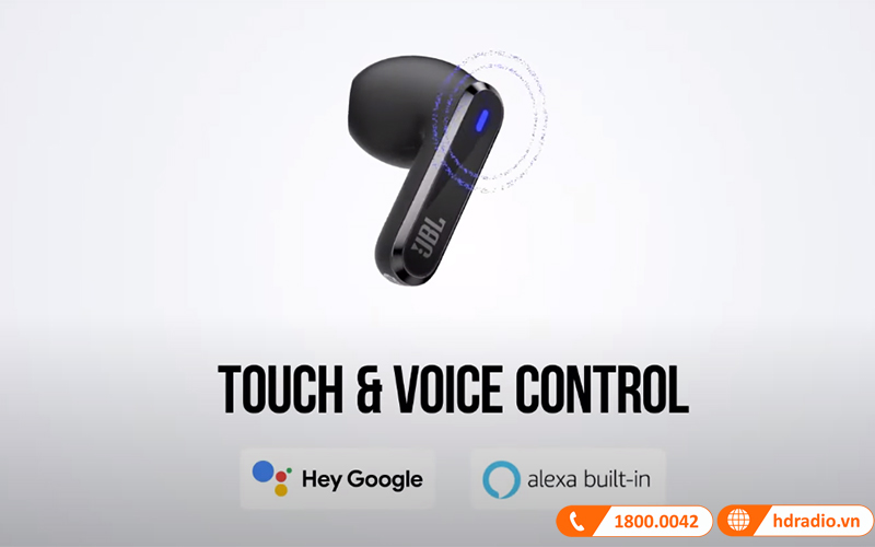 tai nghe JBL Live FLEX trợ lý ảo