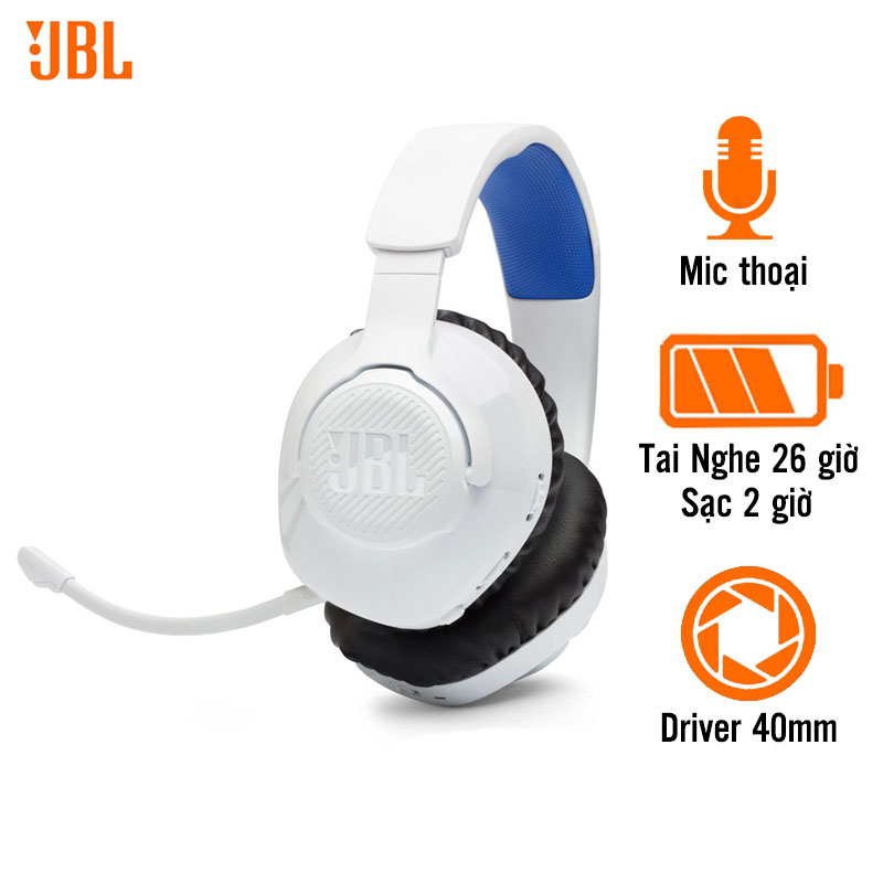 Tai Nghe JBL Quantum 360P (Gaming, Pin 22 Giờ, Bluetooth)