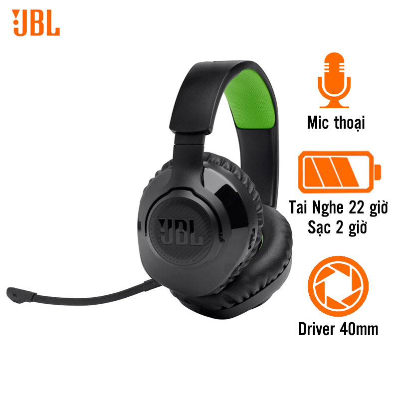 Tai Nghe JBL Quantum 360X (Gaming, Pin 22 Giờ, Bluetooth)