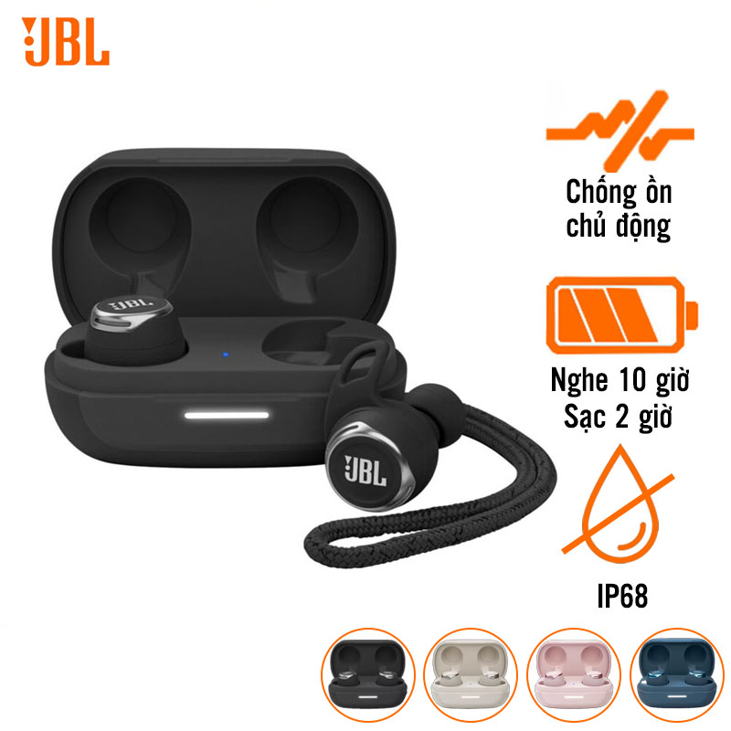 Tai Nghe JBL Reflect Flow PRO (Không Dây, Chống Ồn, Pin 10 Giờ, IP68)