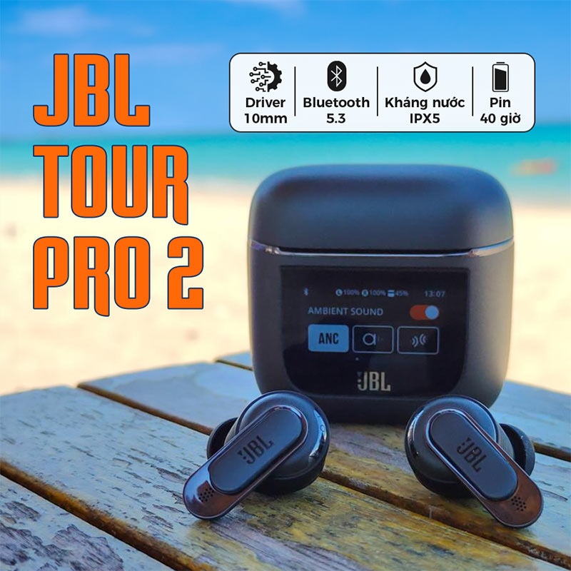 Thiết kế tai nghe JBL Tour PRO 2