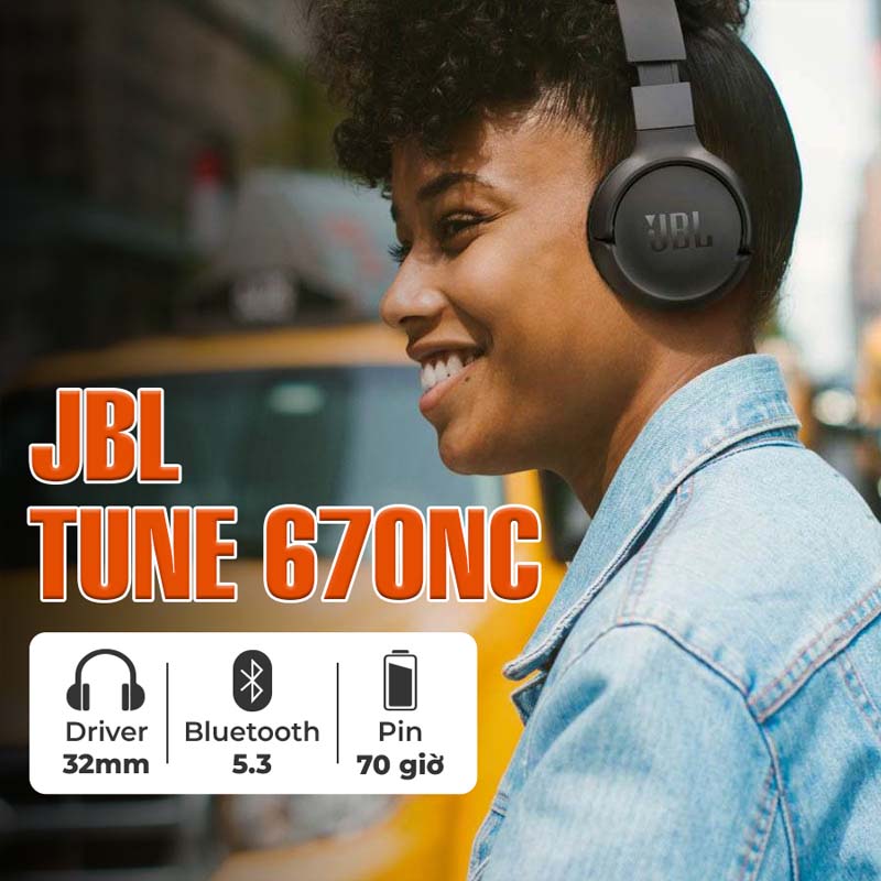 Ảnh tính năng nổi bật của Tai nghe JBL Tune 670NC