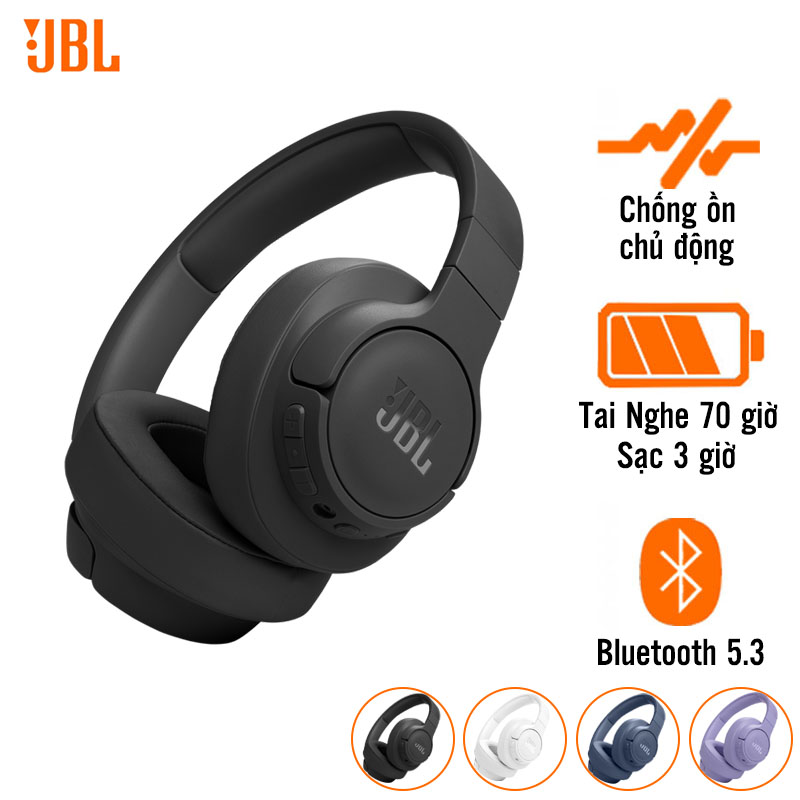 Tai Nghe JBL Tune 770NC, Bluetooth 5.3, Pin 70h, Driver 4cm