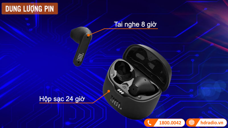 Thời Lượng Pin Của Tai Nghe JBL Tune Flex