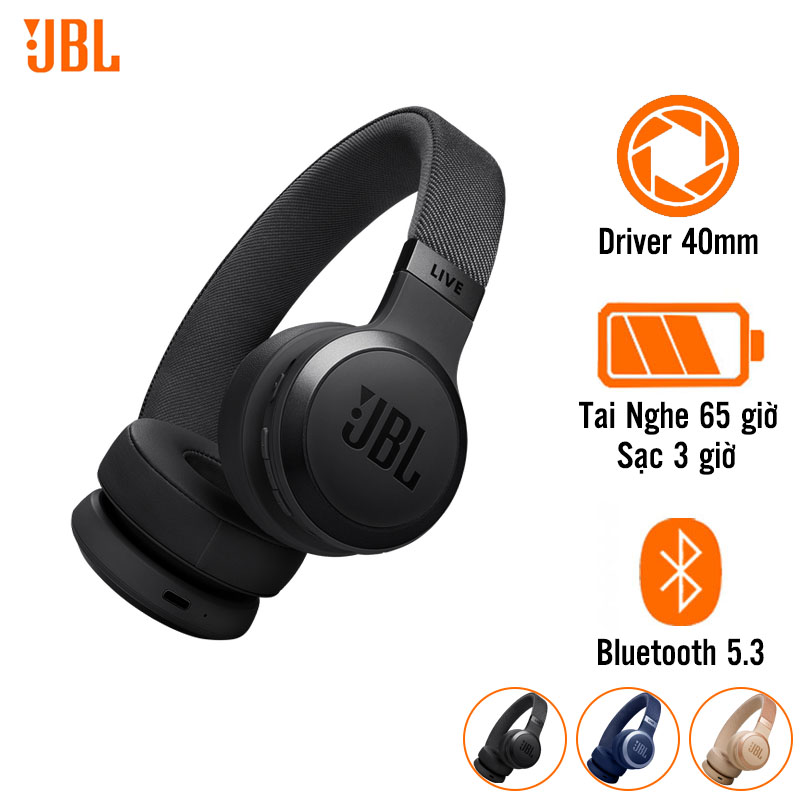 Tai Nghe JBL Live 670NC, LE Audio, Bluetooth 5.3