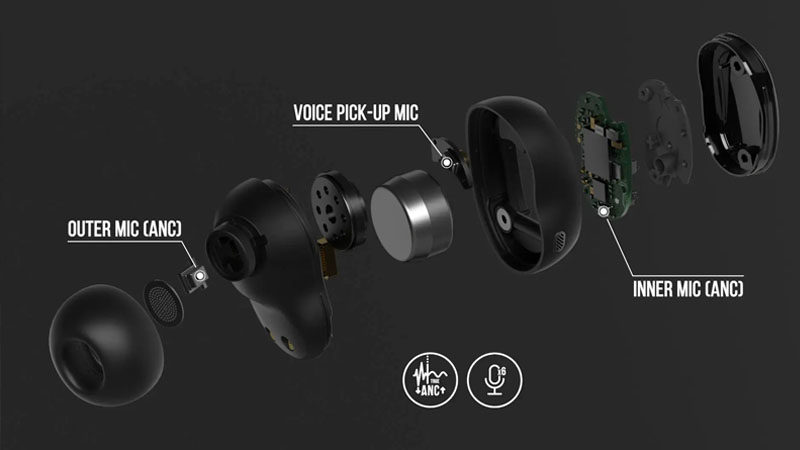 6 Micro Trên JBL Live Free 2