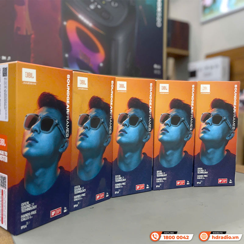 Tai Nghe kết hợp kính JBL Soundgear Frames Square (Gọng Vuông, Pin 8 Giờ, IP54, Bluetooth 5.2)-24